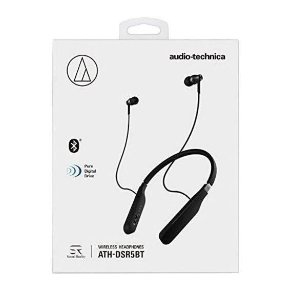 Гарнитура Audio-Technica, с микрофоном, вакуумные, беспроводные, Bluetooth, черный (ATH-DS