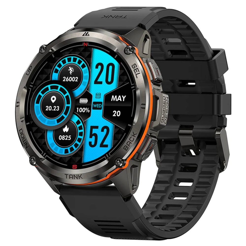 Смарт-годинник тактичний Kospet Tank T3 ULTRA Black (KTT0003UB)