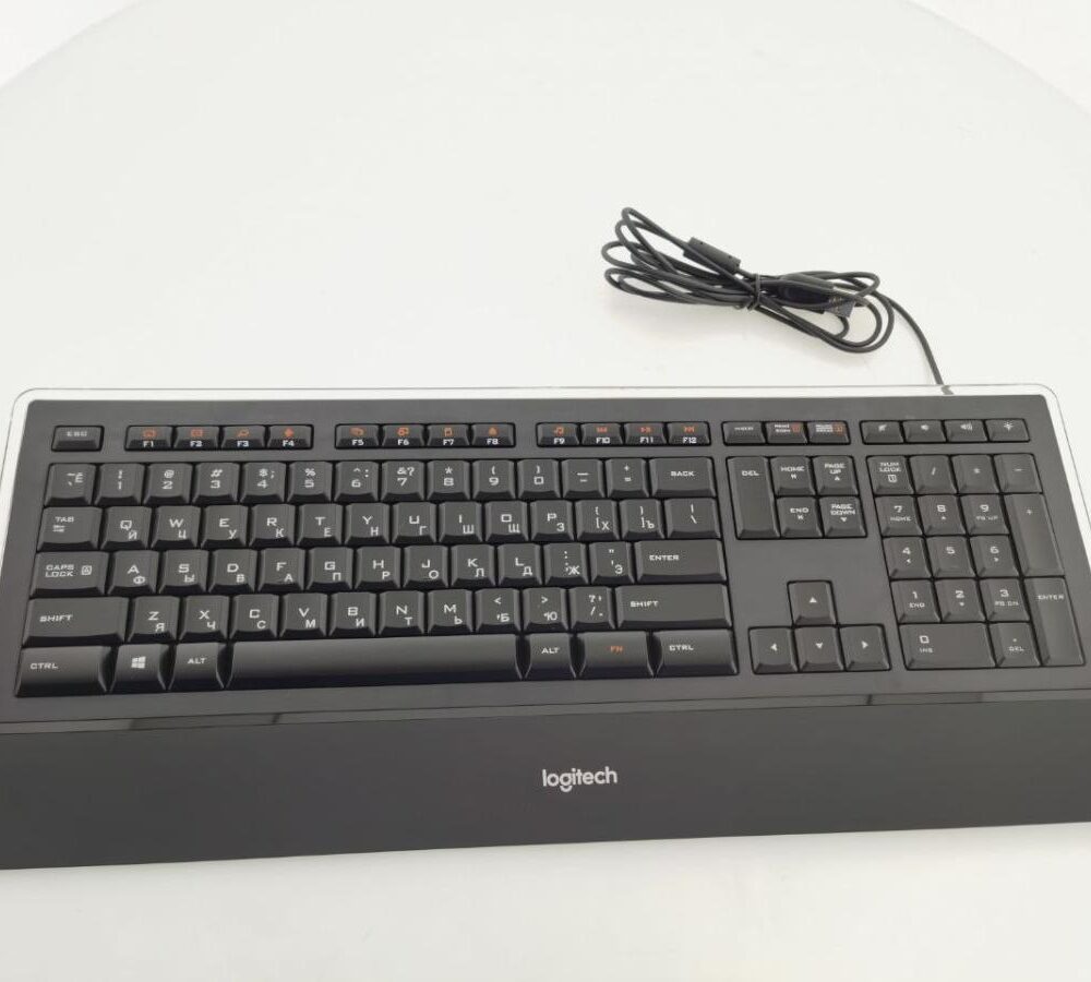 Клавиатура Logitech K740 USB Ultra-Thin Keyboard 920-000914 refurbished