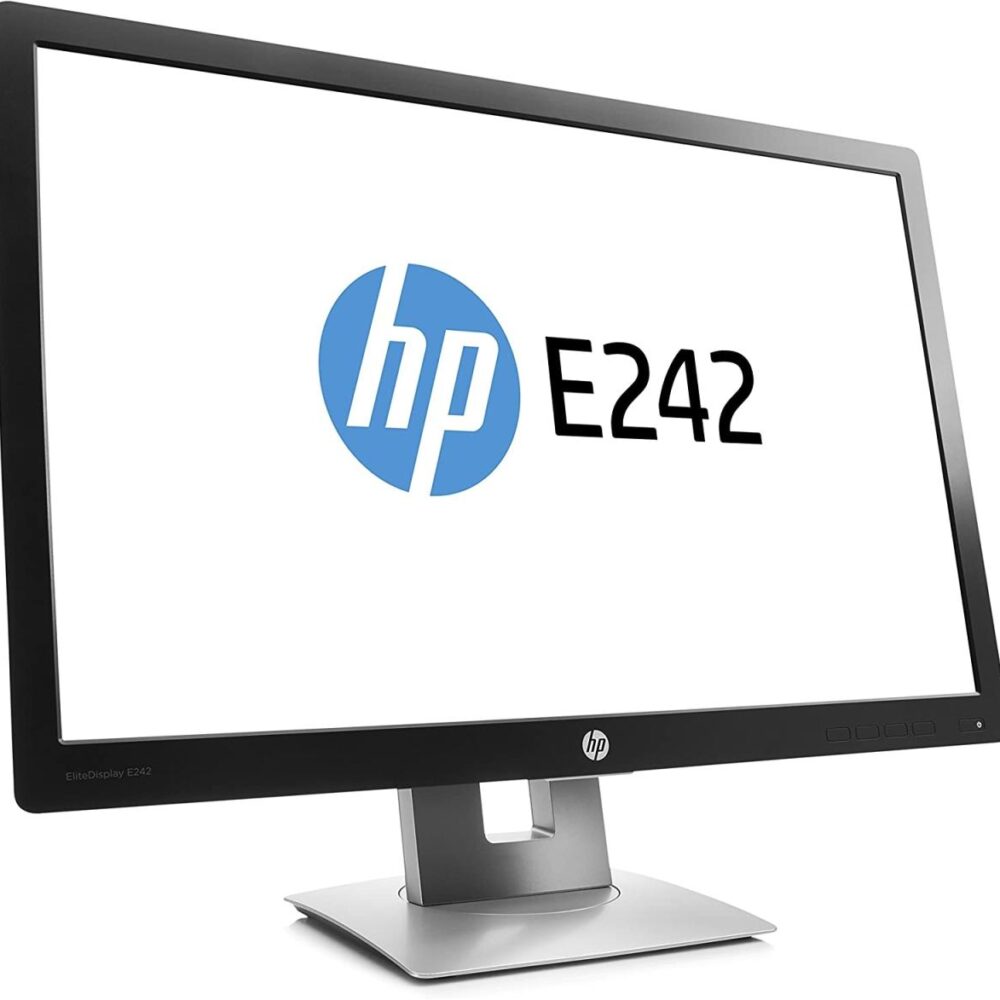 Монитор HP E242 диагональ экрана 24″ разрешение 1920×1200 IPS VGA HDMI DP класс A