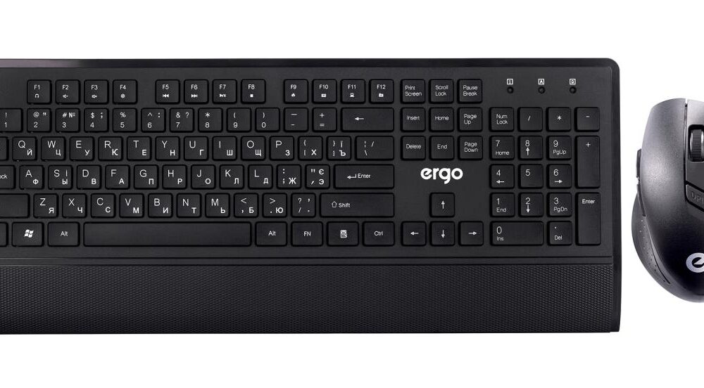 Комплект беспроводной ERGO KM-650 WL