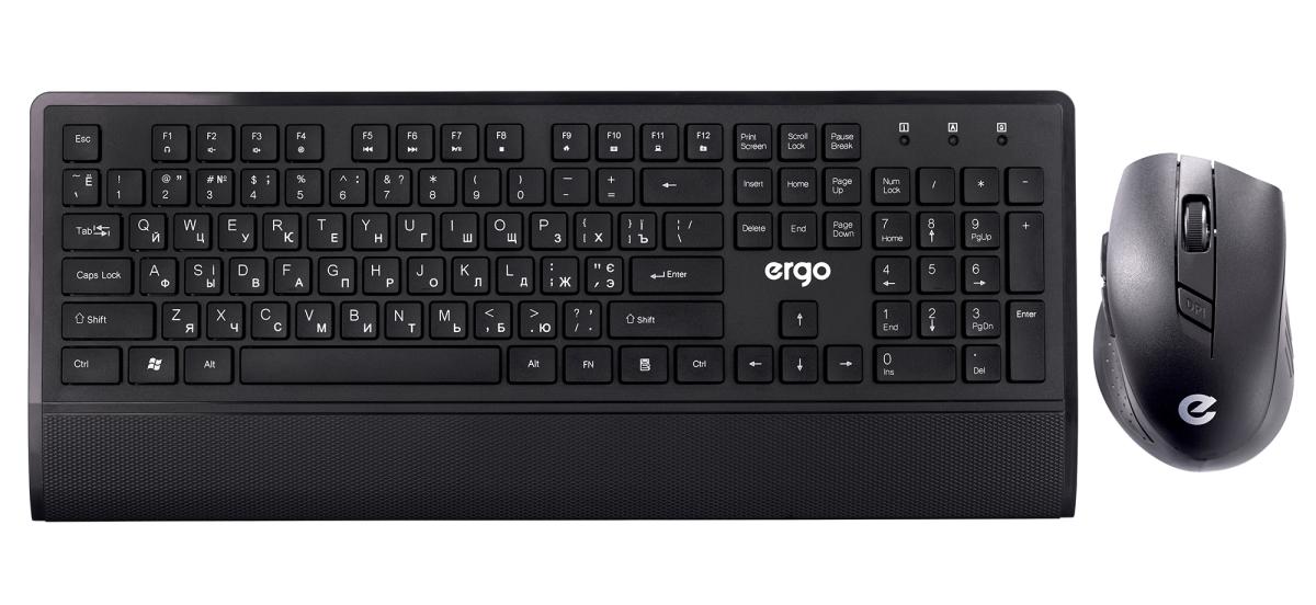 Комплект беспроводной ERGO KM-650 WL