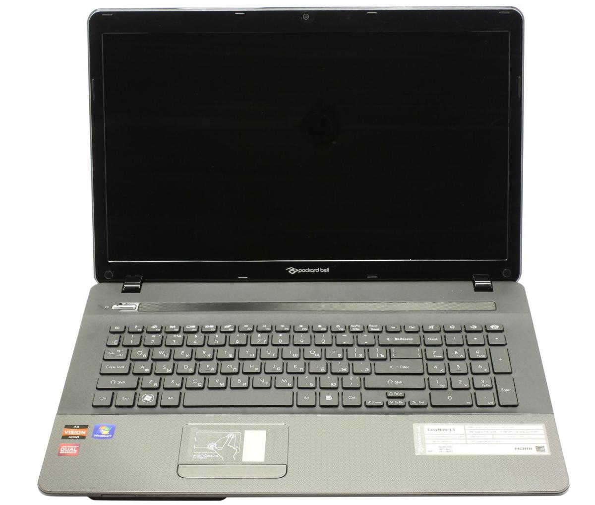 Ноутбук Packard Bell SJV70HR (17.3″/i3-2330M 2.2 GHz/RAM 8GB DDR3/SSD 240GB)