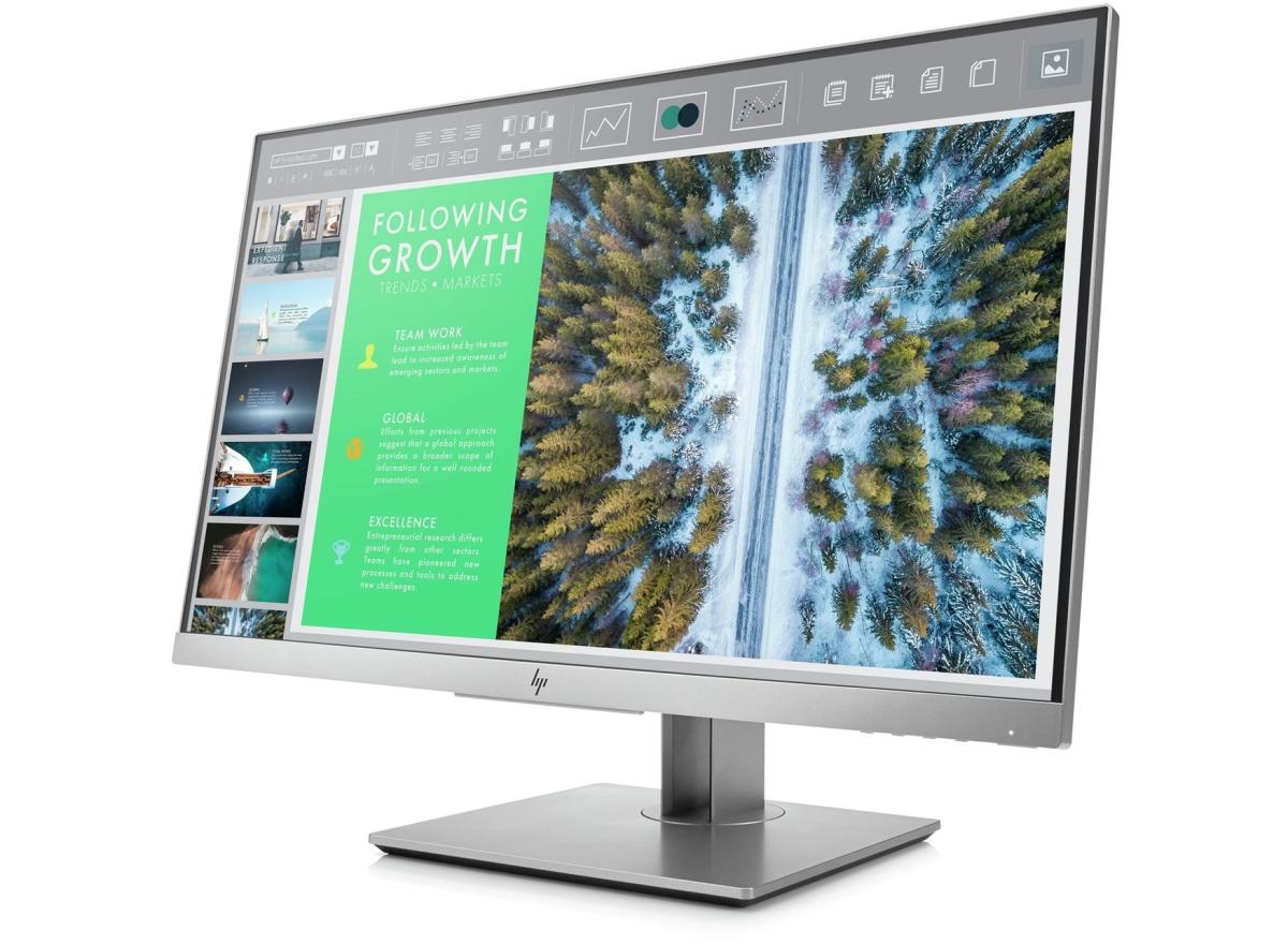 Монітор HP EliteDisplay E243 сірий (23.8″ IPS/1920×1080/16:9/VGA HDMI DP/USB)