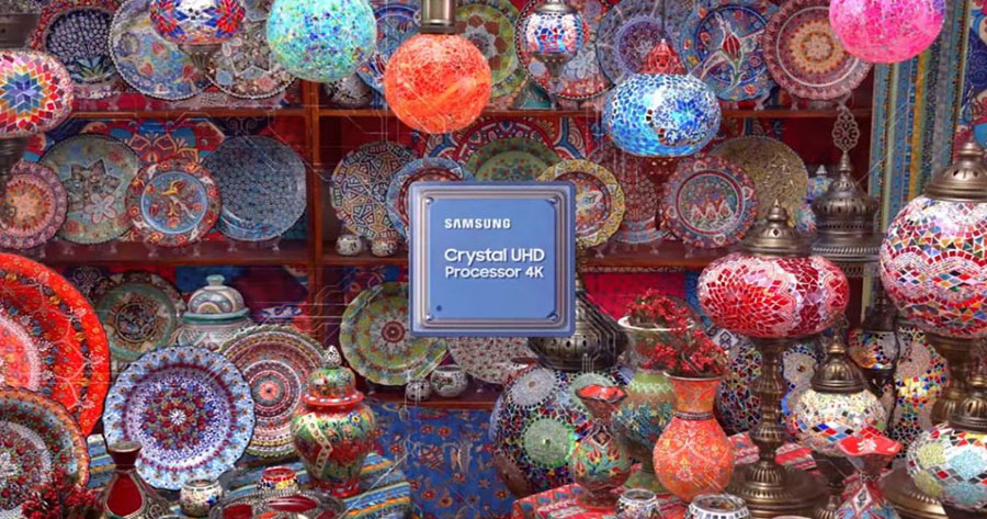 Телевізор Samsung 75CU7100 - Процесор Crystal 4K