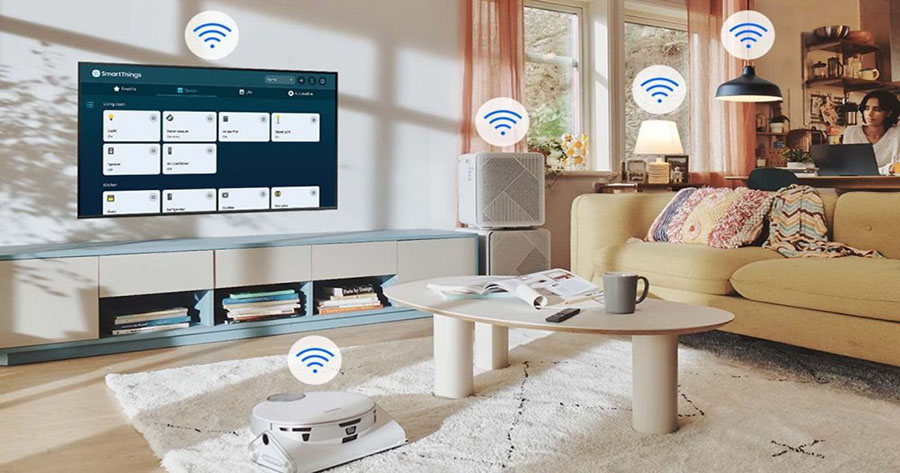 Телевізор Samsung 75CU7100 - SmartThings