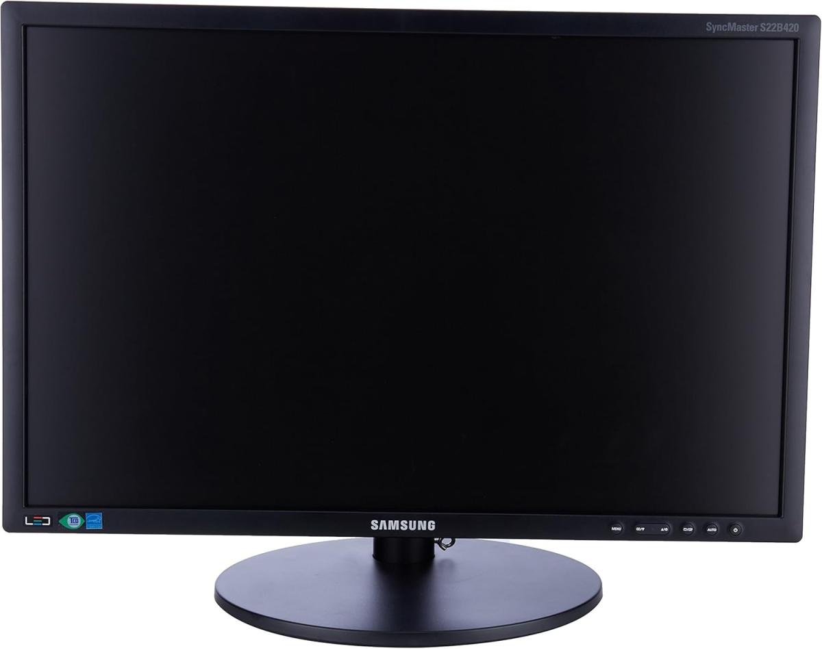 Монітор Samsung S22B420BW чорн (22″ TN/1680×1050/16:10/250кд/м2) (03-SA-22-S22B420-A) Б/В