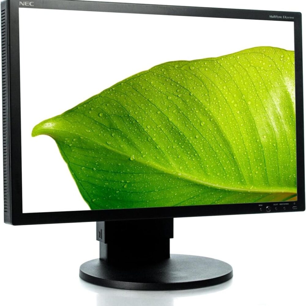 Монітор NEC MultiSync EA241WM чор(24″TN/1920×1080/16:10/250кд/м2)(03-NEC-24-EA241WM-A) Б/В