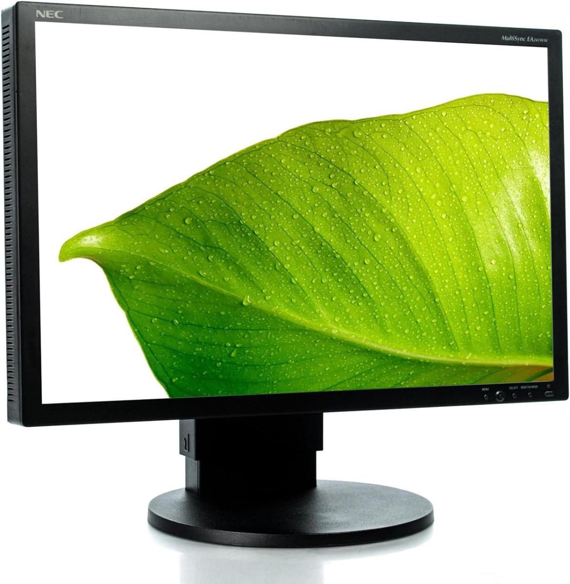 Монітор NEC MultiSync EA241WM чор(24″TN/1920×1080/16:10/250кд/м2)(03-NEC-24-EA241WM-A) Б/В