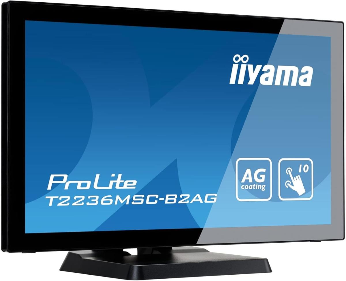 Монітор iiyama ProLite T2236MSC(21.5″IPS/1920×1080/16:9/250кд/м2)(03-IL-22-T2236MSC-A) Б/В
