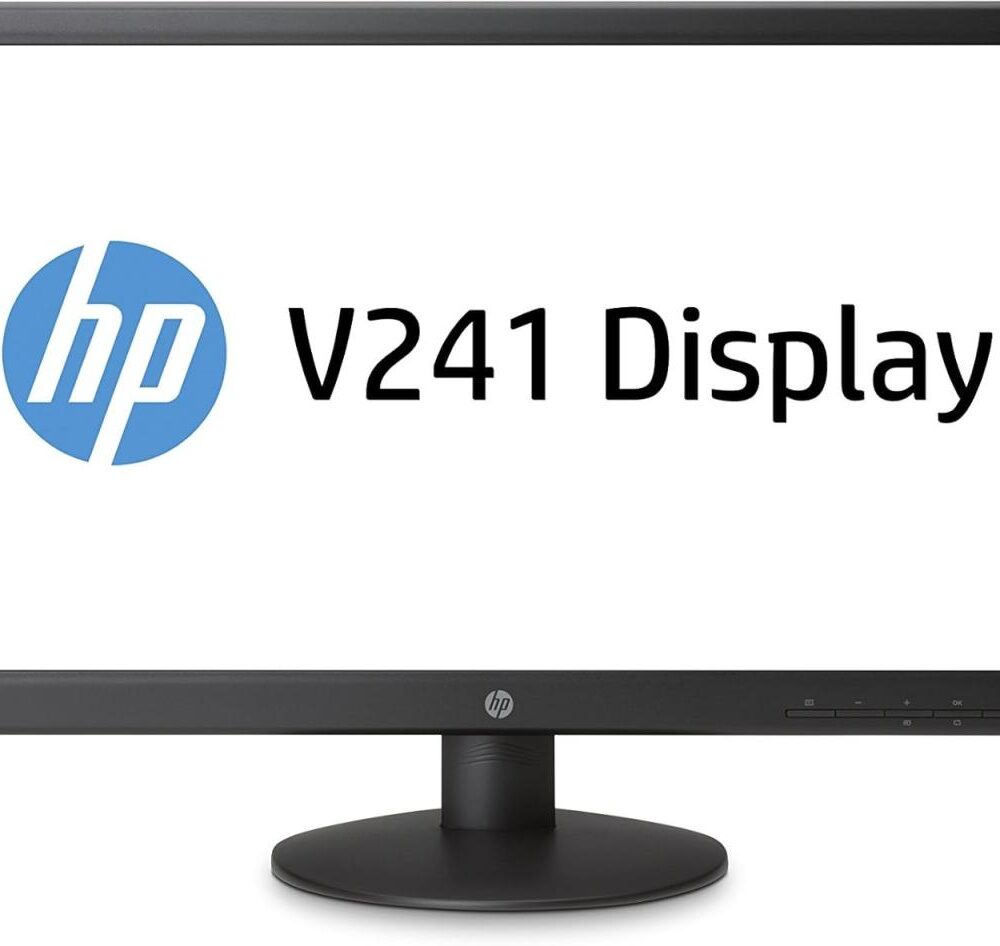 Монітор HP V241p (23.6″ MVA/1920×1080/16:9/250кд/м2/8мс) (VGA/DVI/VESA) Б/В