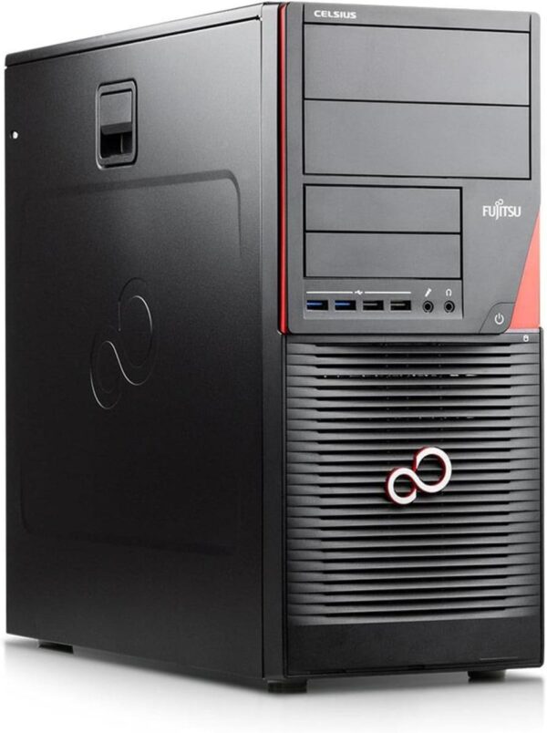 Б/В Робоча станція Fujitsu Celsius W550 Tower(Xeon E3-1275 v5/32GB/512GB SSD/Quadro P2000)